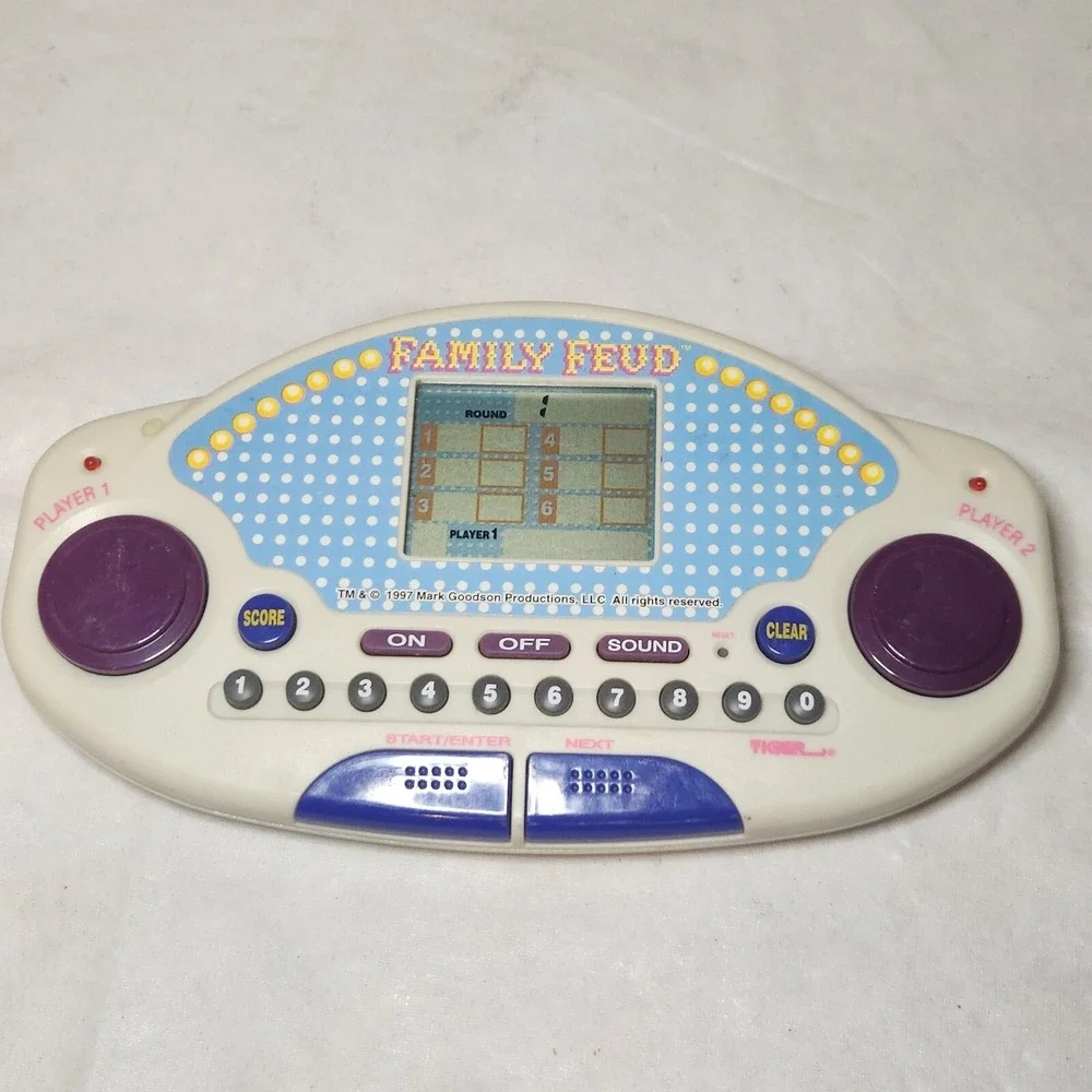 Family Feud Vintage 1997 Handheld Game Tested Works With‎ One Cartridge
